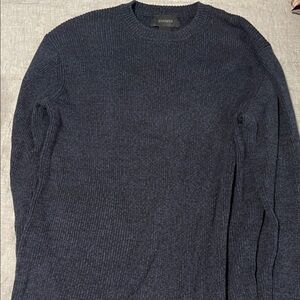 Express Men's Dark Blue Crewneck Sweater